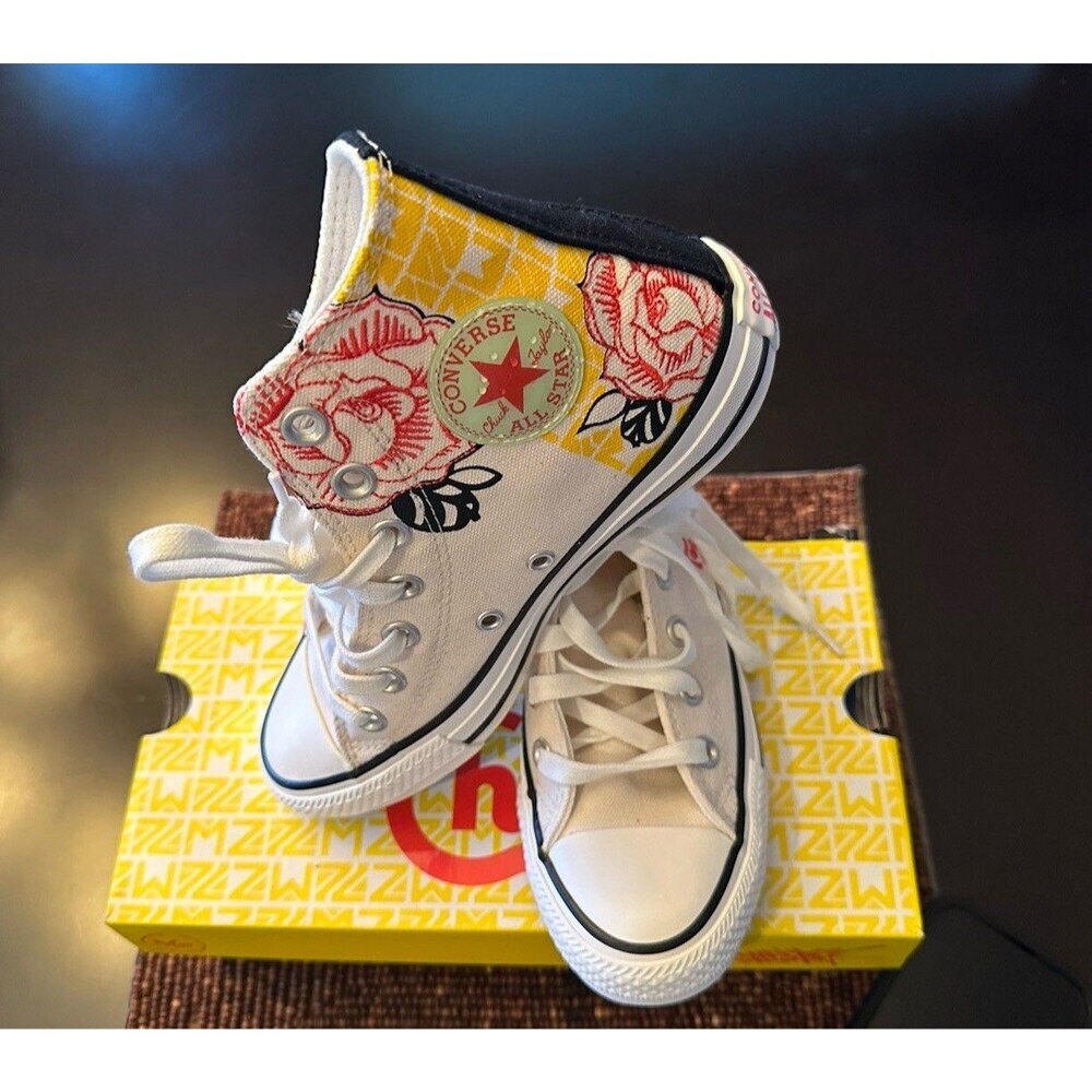 Converse x Topo Chico Chuck Taylor All Star Natural High Top Sneakers Sz 5.5W 3.